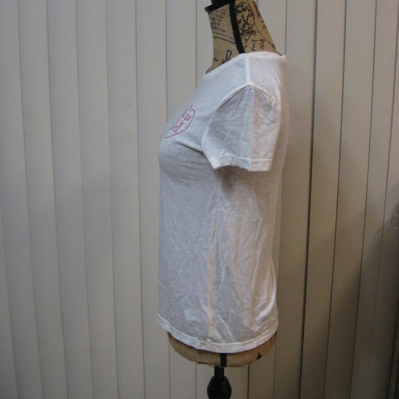 NWT Express white You Go Girl graphic t shirt top XS extra small - Picture 3 of 6